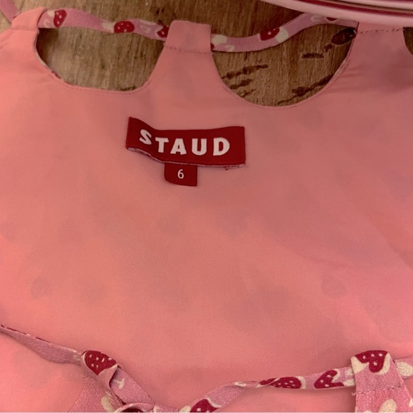 STAUD,Rare MUSHROOM DRESS, Long Sleeve Maxi Dress Boho Retro, Size 6 (MSRP$395) - Picture 3 of 14